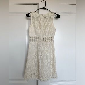 Free people lace mini dress